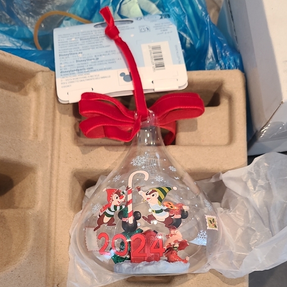 Disney Red and Green Holiday Ornament - Picture 3 of 4